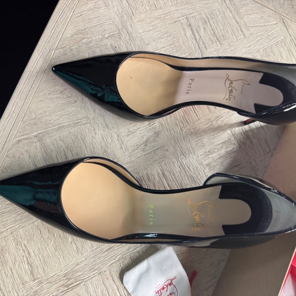 Christian Louboutin IRIZA 70 Patent Pumps โ Black (Size 38.5) - Picture 12 of 15